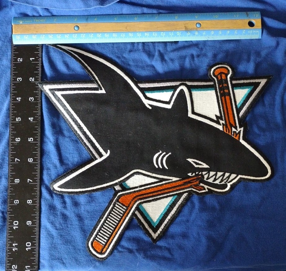 NHL San Jose Sharks Vtg HUGE 10\