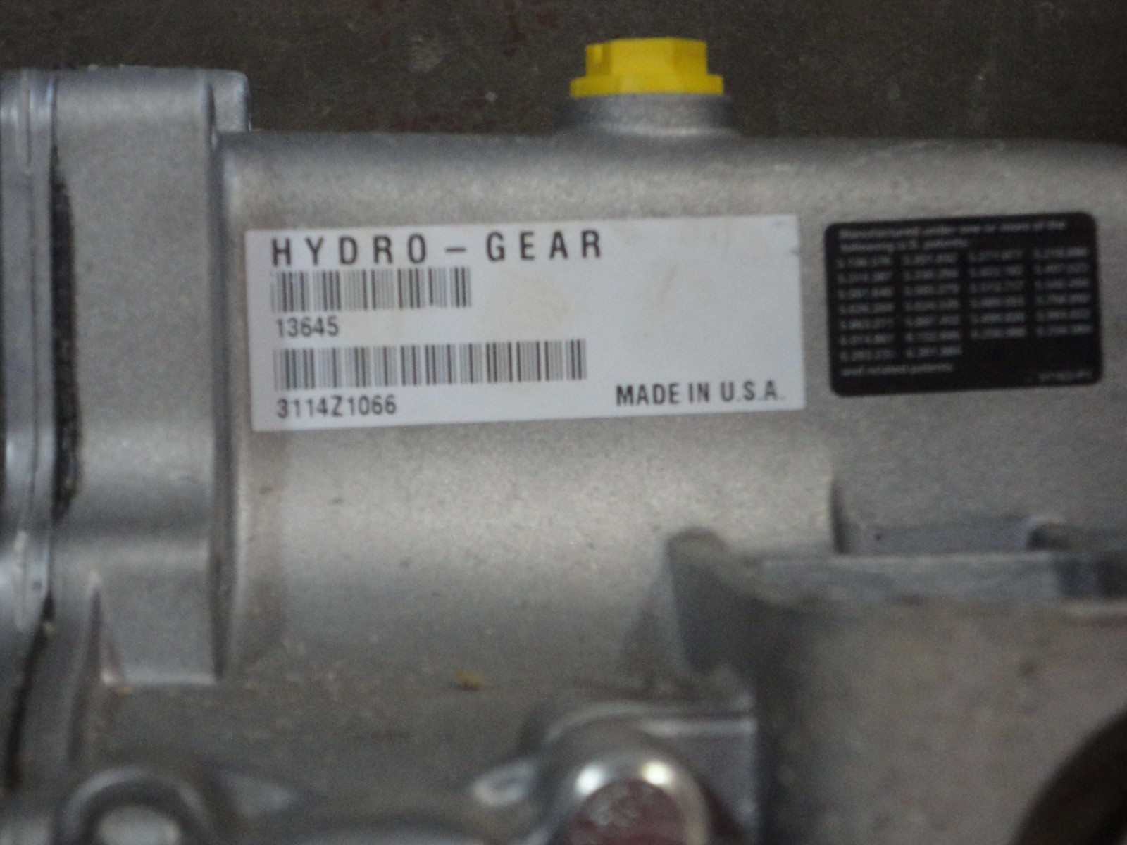 One New Hydro Gear Transmission 13645  in Lower 48 States