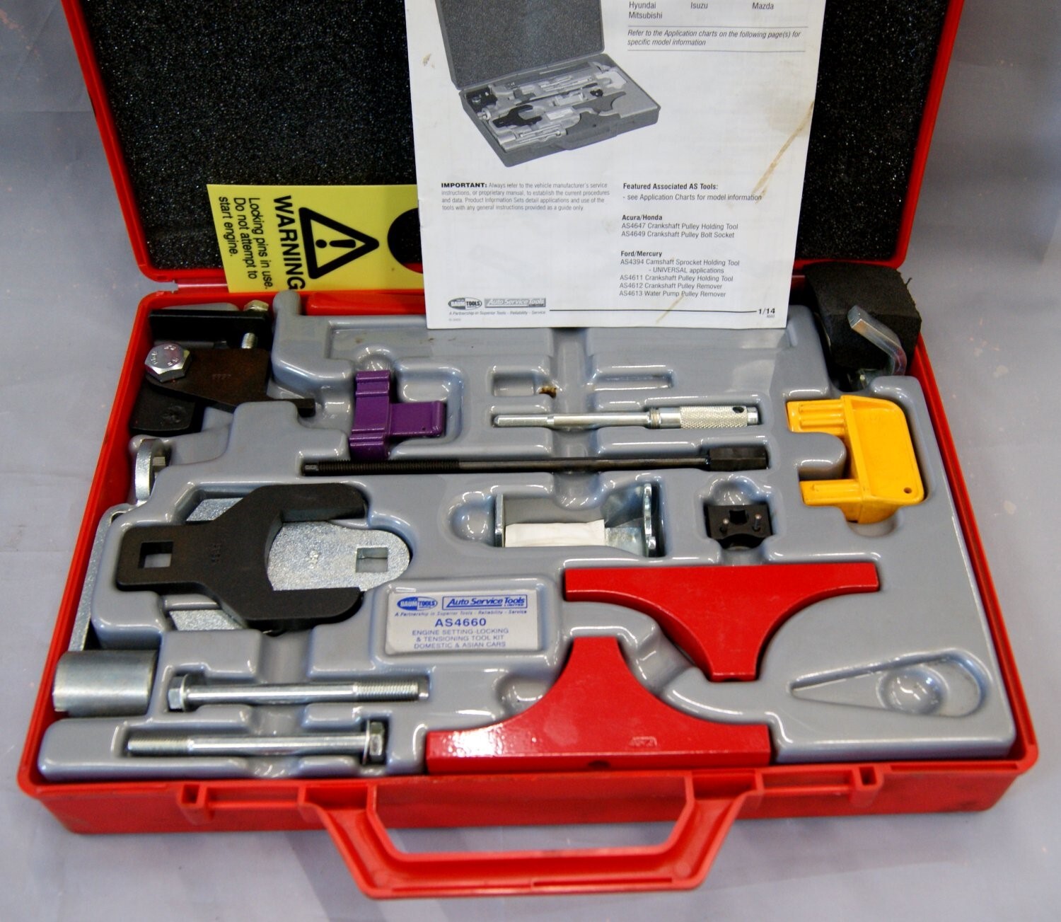 Baum Tools AS4660 Master Petrol Engine Setting/Locking & Tensioning Kit, SH6237