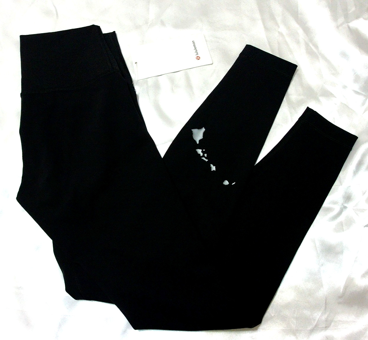 New Women\'s Lululemon Wunder Under HR Tight 28” Tight Hawaii - Black - Size 6