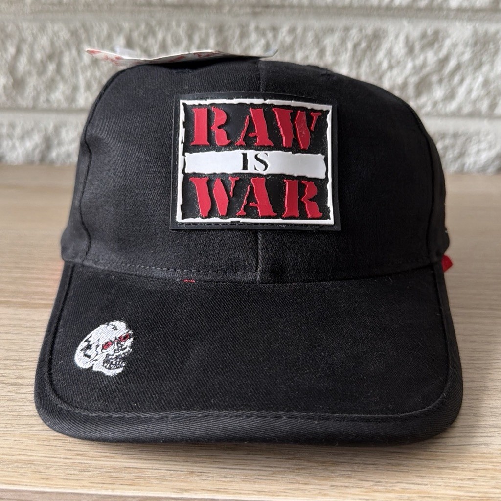 Vintage 1998 Raw Is War Stone Cold Steve Austin Snapback Hat New With Tags Vintage 1998 Raw Is War Stone Cold Steve Austin Snapback Hat New With Tags