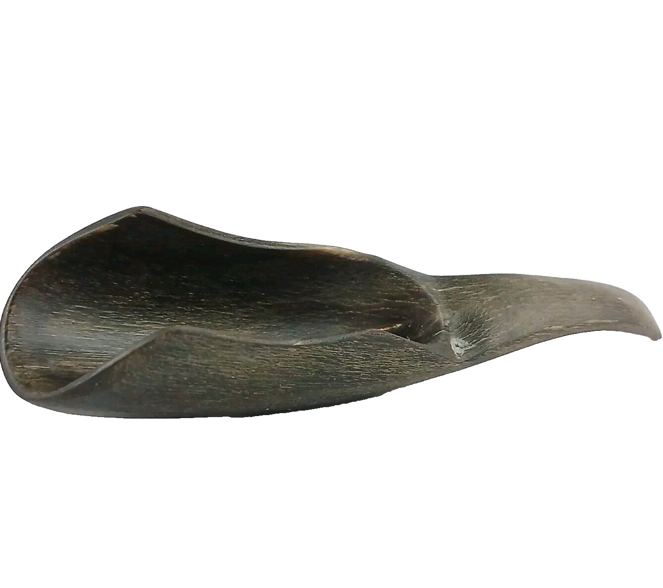 19th Century Mountain Goat Carved Horn Spoon Scoop 5.5 inches 19th Century Mountain Goat Carved Horn Spoon Scoop 5.5 inches