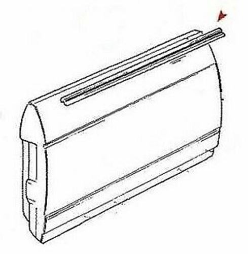 Door Window Seal Belt Window Rubber Scraper Brushes Mercedes Benz 4PC W11 W115