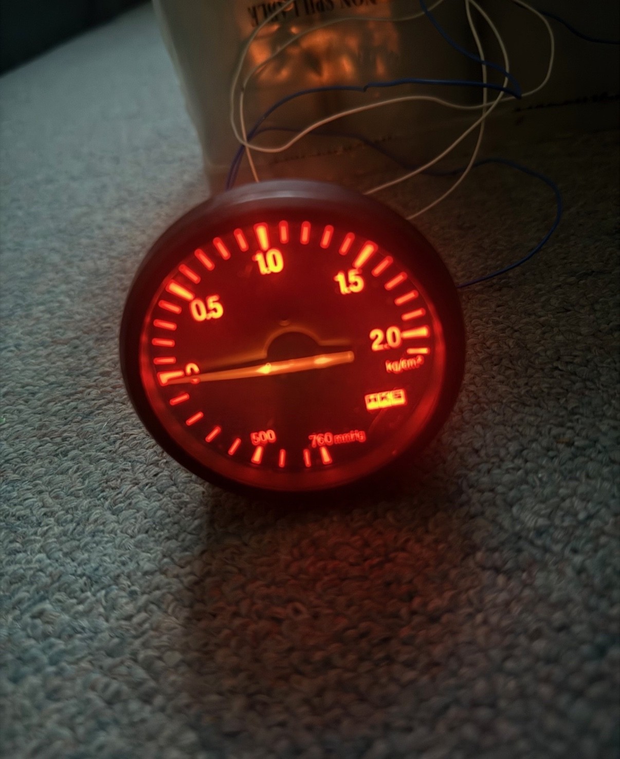 HKS 60mm Mechanical 90s Boost Gauge Meter Rare GTR R32 R33 Supra RX7 EVO HKS 60mm Mechanical 90s Boost Gauge Meter Rare GTR R32 R33 Supra RX7 EVO