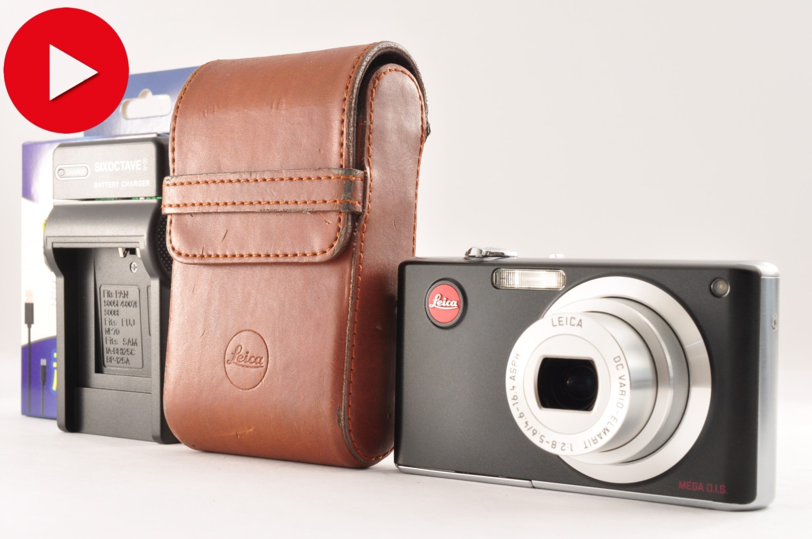 [US Duty Paid] Leica C-LUX 2 7.2MP Digital Camera Silver JAPAN #L379