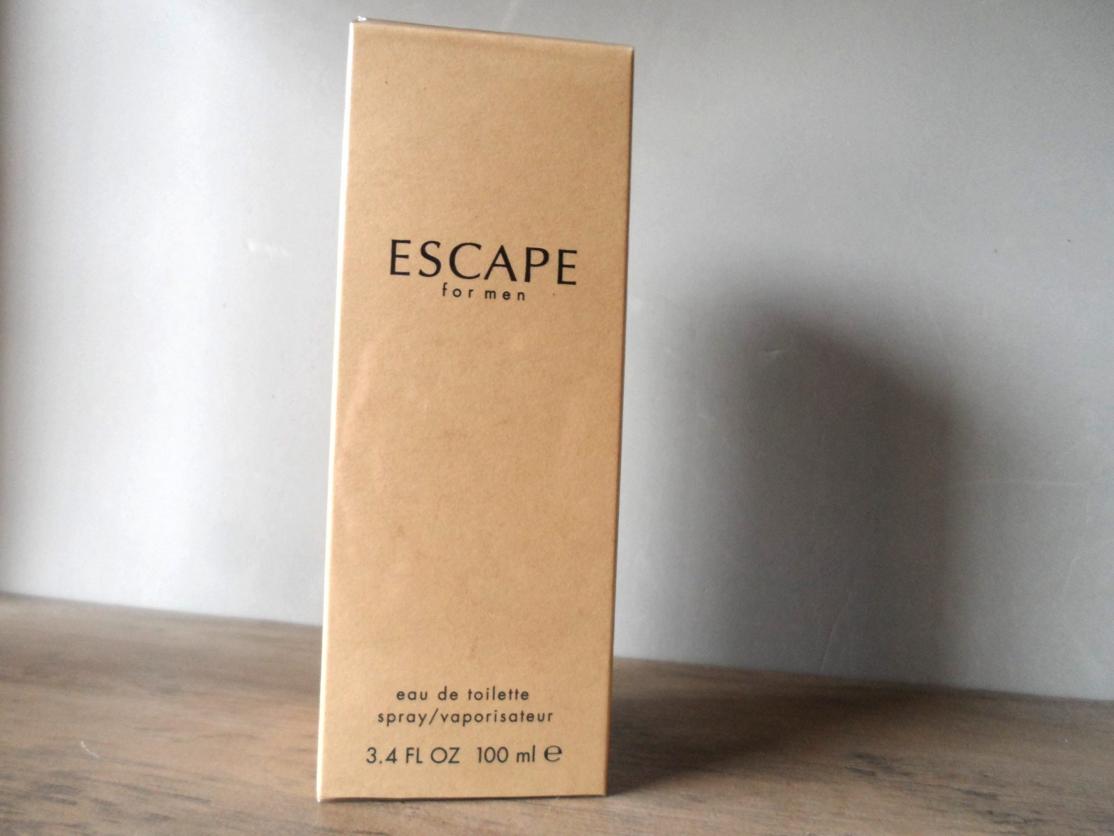 Escape For Men EDT Spray 3.4 oz / 100 ml Calvin Klein Cosmetics France Vintage