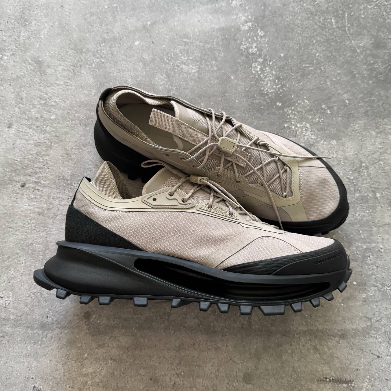 ADIDAS x YOHJI YAMAMOTO Y-3 S-GENDO TRAIL GRAY SHOES SIZE US 10 UK 9.5 EU 44