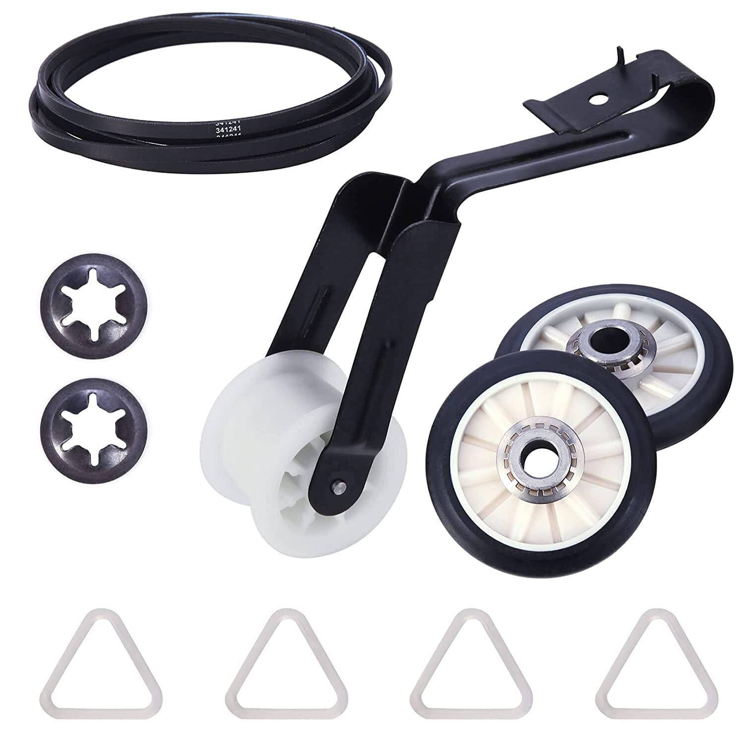 4392065 Dryer Belt Drum Pulley Kit for Whirlpool Kenmore 341241 349241T 691366