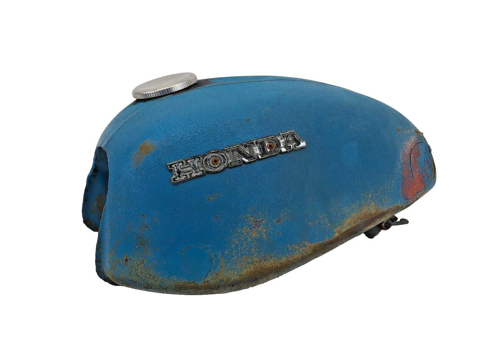 1970-1973 Honda SL100 Gas Fuel Tank OEM Blue Vintage