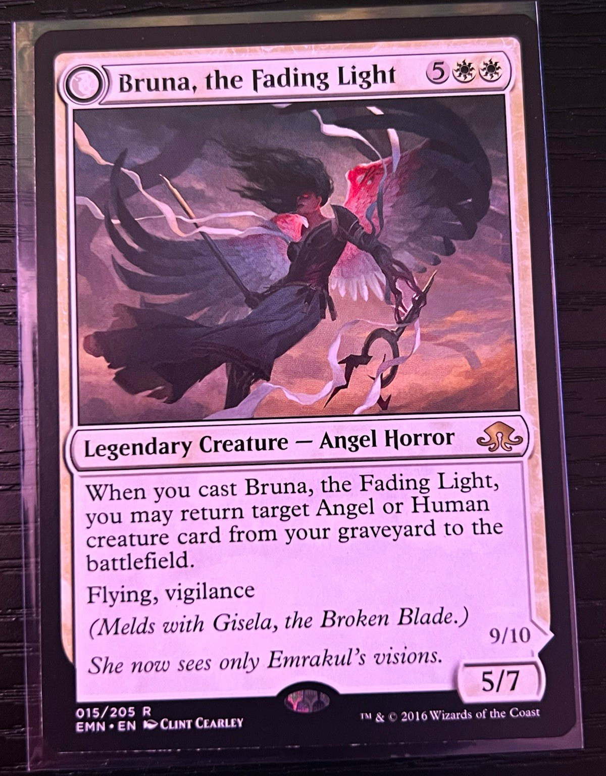 Wizards of the Coast Bruna, the Fading Light Eldritch Moon Regular Rare #015/205