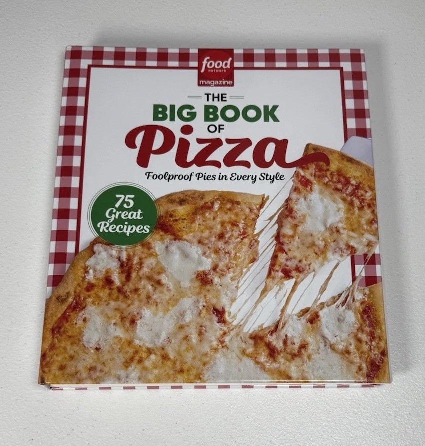 Food Network The Big Book of Pizza 75 Great Recipes Cookbook Hardcover