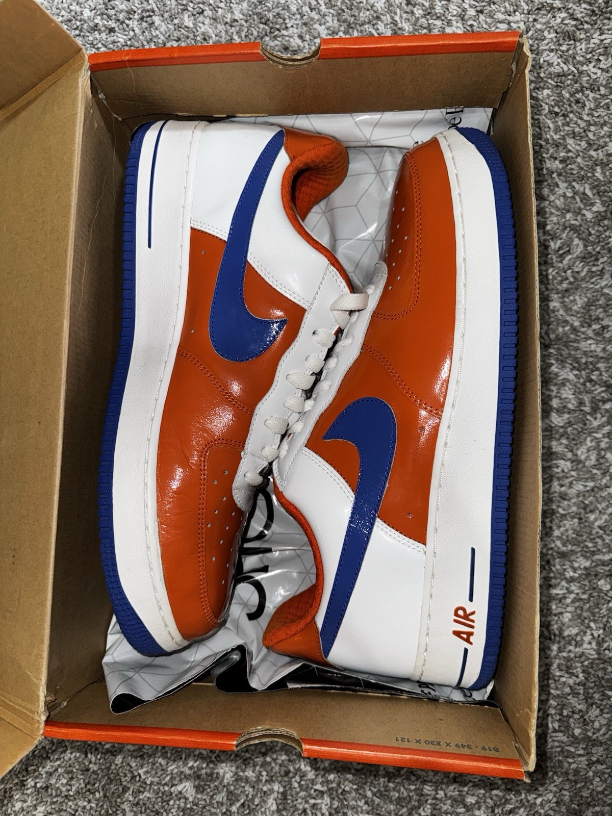 RARE Nike Air Force 1 Premium Holland World Cup Sneaker 309096-811 Sz 13M (2006)