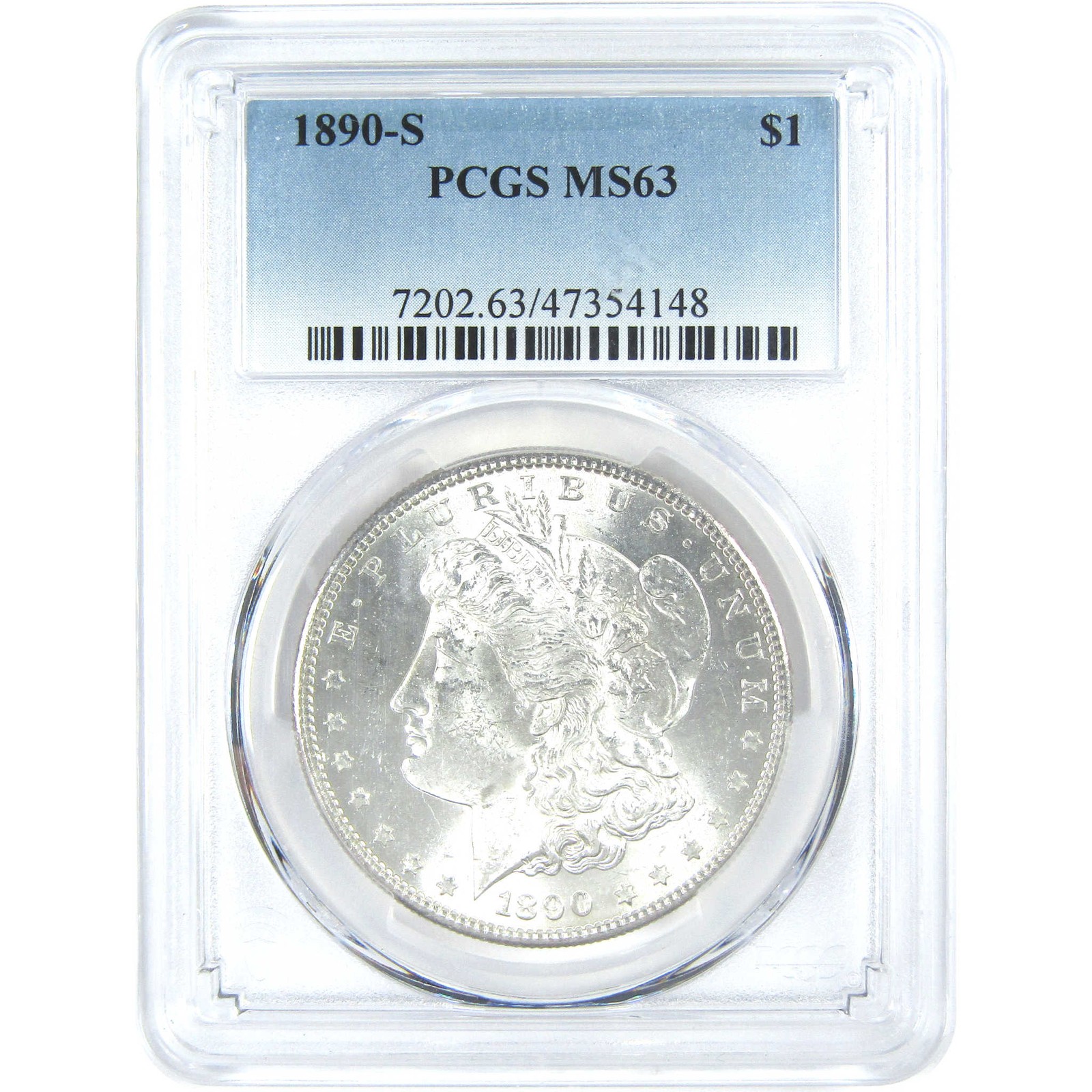 1890 S Morgan Dollar MS 63 PCGS Silver $1 Uncirculated Coin SKU:I16437 1890 S Morgan Dollar MS 63 PCGS Silver $1 Uncirculated Coin SKU:I16437