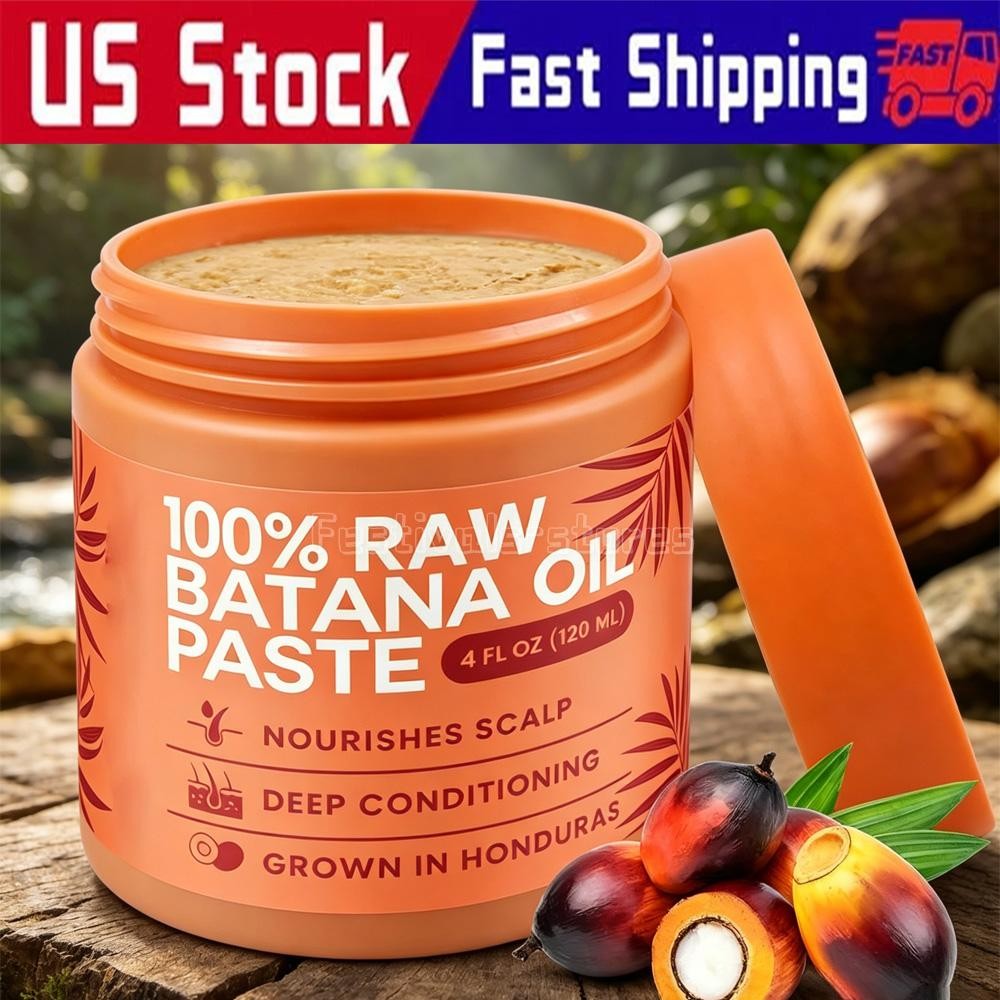 Raw Batana Oil Honduras 100% Pure Unrefined Hair Growth Scalp Treatment Dr Sebi