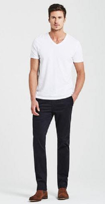 AG \'The Lux\' Tailored Straight Leg Pants , New Navy, Size 29, MSRP $168.