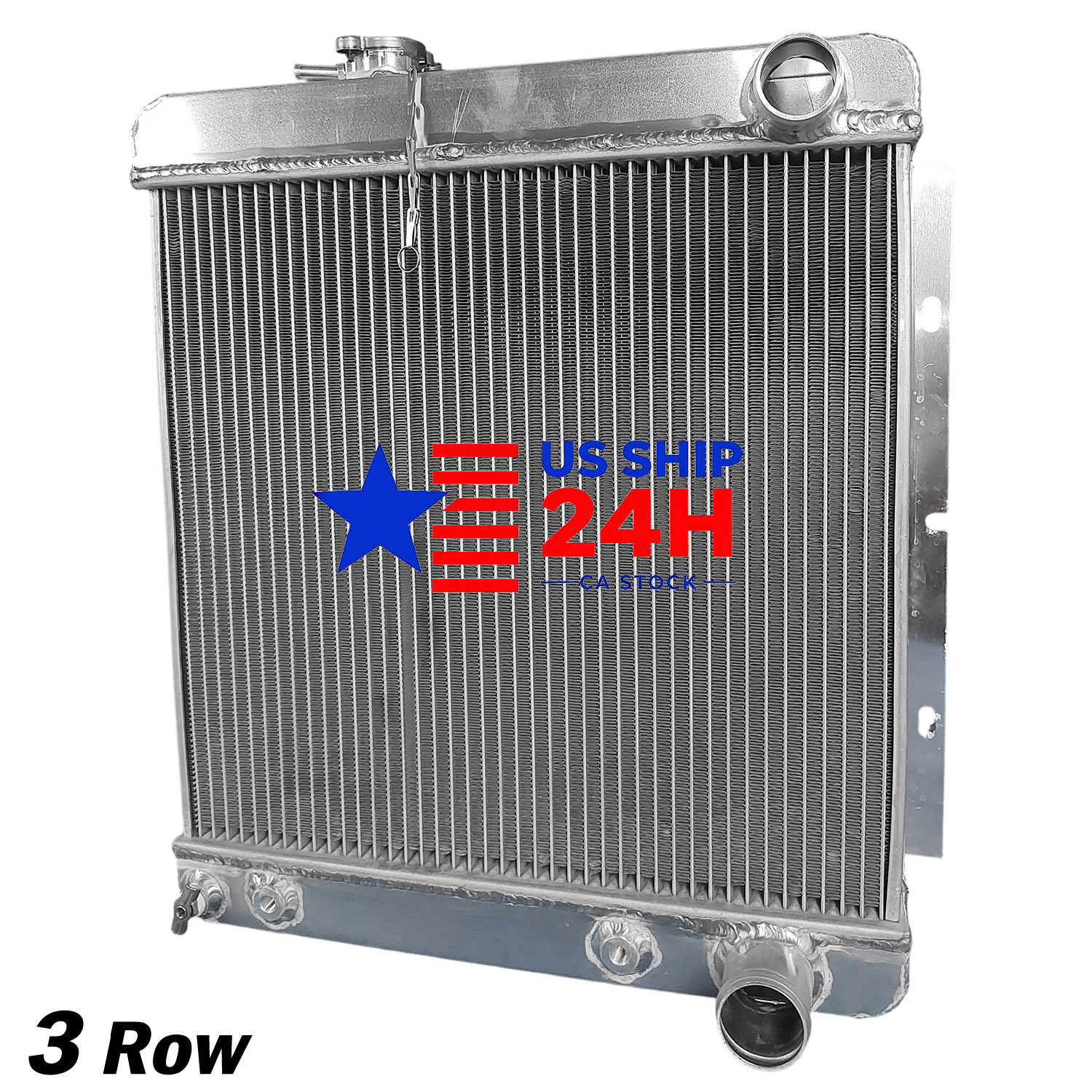 205030 Aluminum Radiator 1964 1/2-1966 Mustang 1960-1965 Comet w A/T