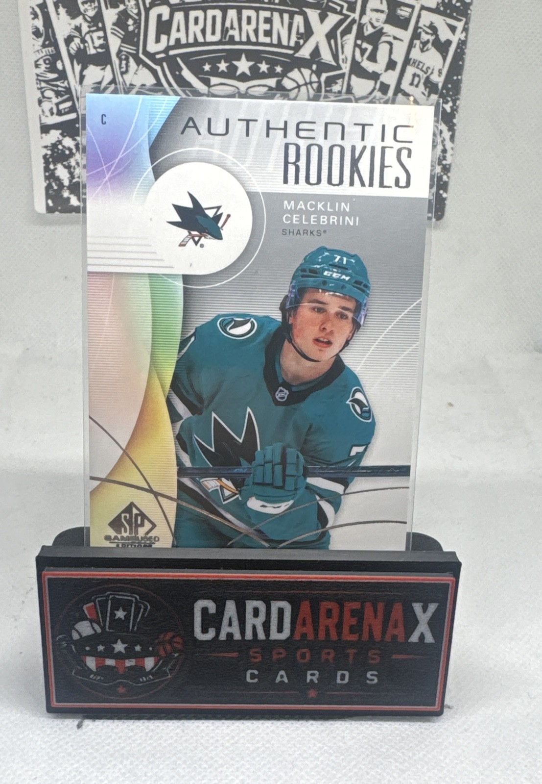 2024-25 Upper Deck Sp Game Used Edition Authentic Rookies Macklin Celebrini (RC)