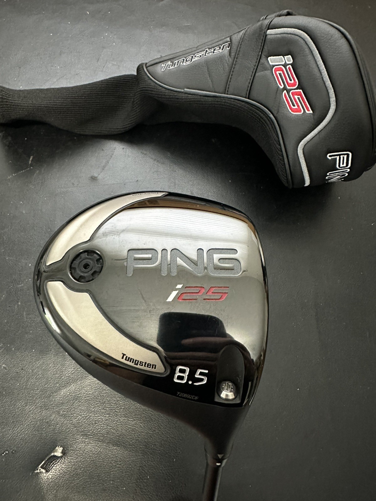PING i25 8.5° Driver / Stiff-Flex / RH + Head Cover inc TUNGSTEN NICE PING i25 8.5° Driver / Stiff-Flex / RH + Head Cover inc TUNGSTEN NICE
