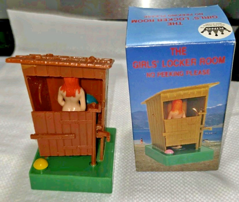 Vintage The Hillbilly Outhouse Nude Girls Locker Room Novelty Risque Toy