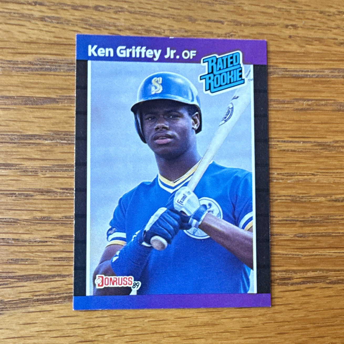 Donruss 1989 Rated Rookie Ken Griffey Jr. #33 Seattle Mariners *Denotes* Donruss 1989 Rated Rookie Ken Griffey Jr. #33 Seattle Mariners *Denotes*