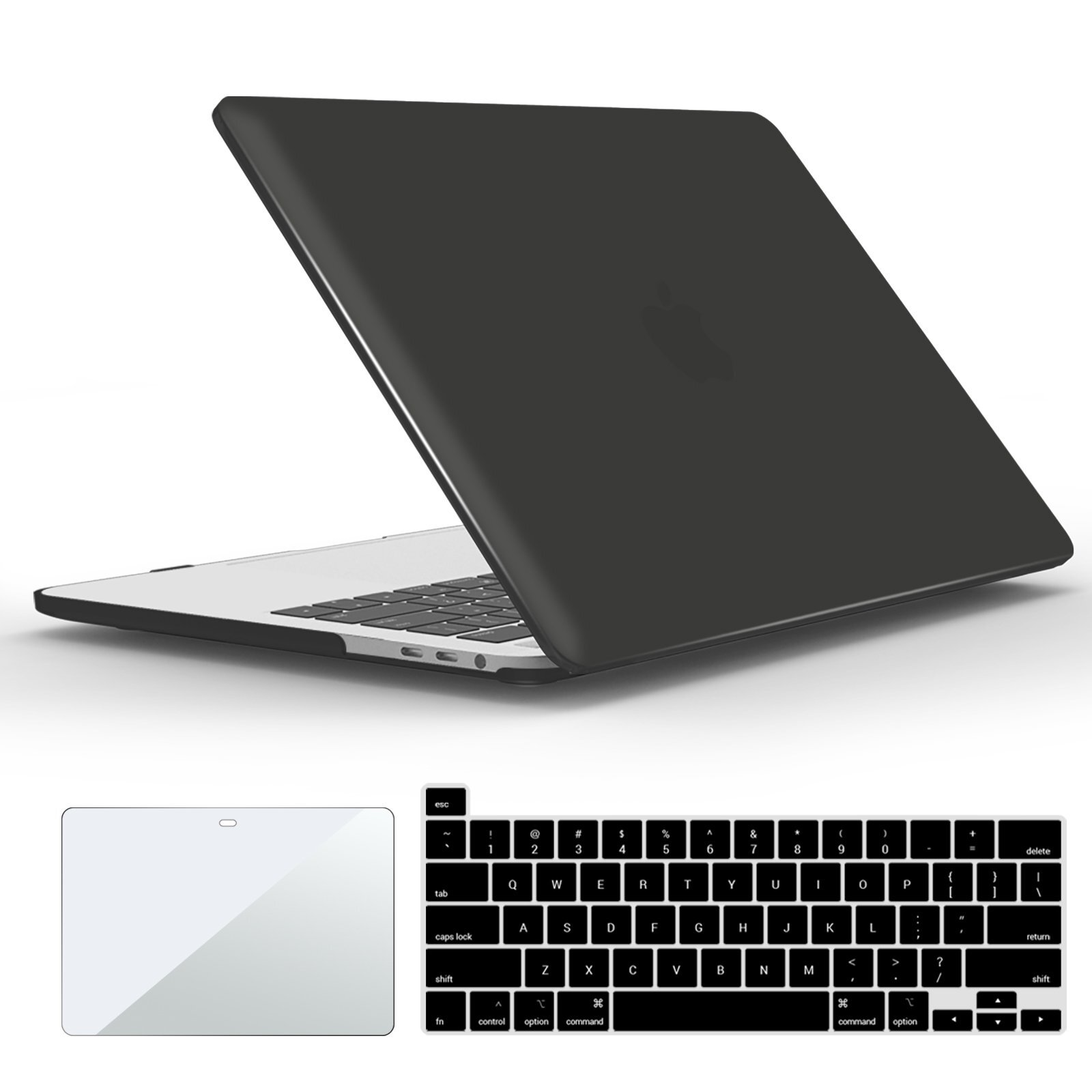 IBENZER Case for MacBook Pro 13 15 inch w/ Keyboard Cover + Screen Protector