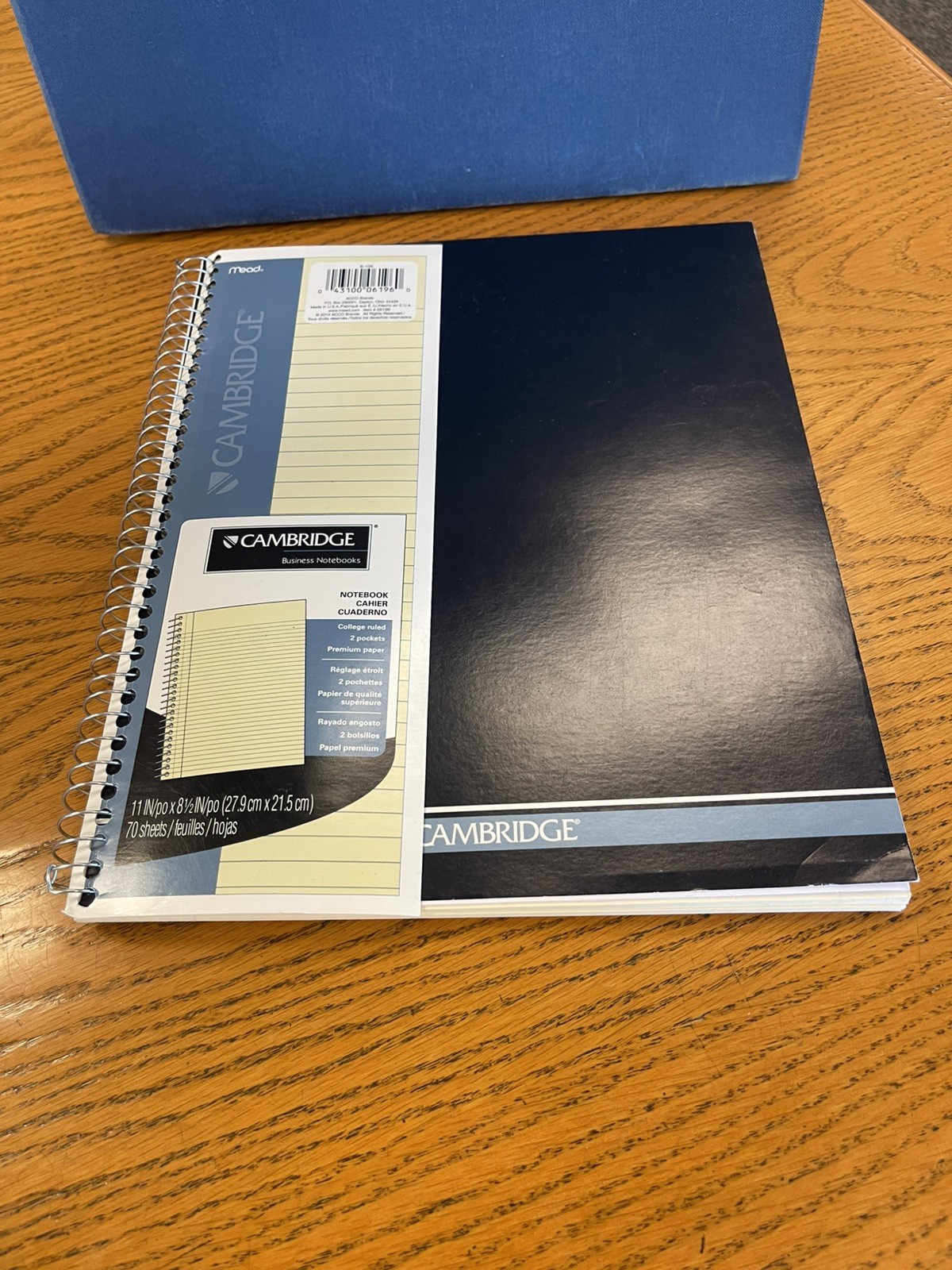Vintage CAMBRIDGE Limited Business Notebook MEAD Dark Blue Legal Ruled NEW 06196 Vintage CAMBRIDGE Limited Business Notebook MEAD Dark Blue Legal Ruled NEW 06196