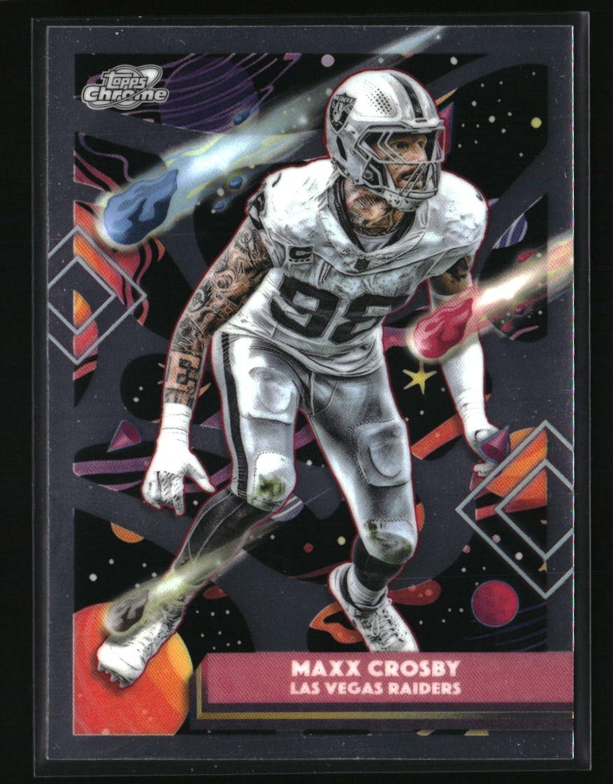 2025 Topps Chrome Cosmic Maxx Crosby #52 Las Vegas Raiders 2025 Topps Chrome Cosmic Maxx Crosby #52 Las Vegas Raiders