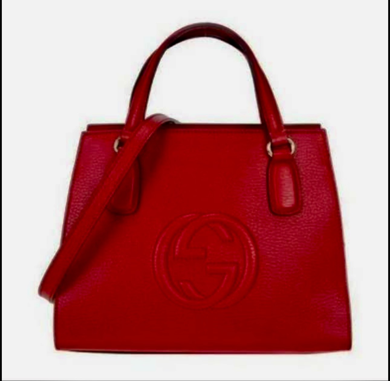 Gucci Soho Convertible Handle Bag (Red)