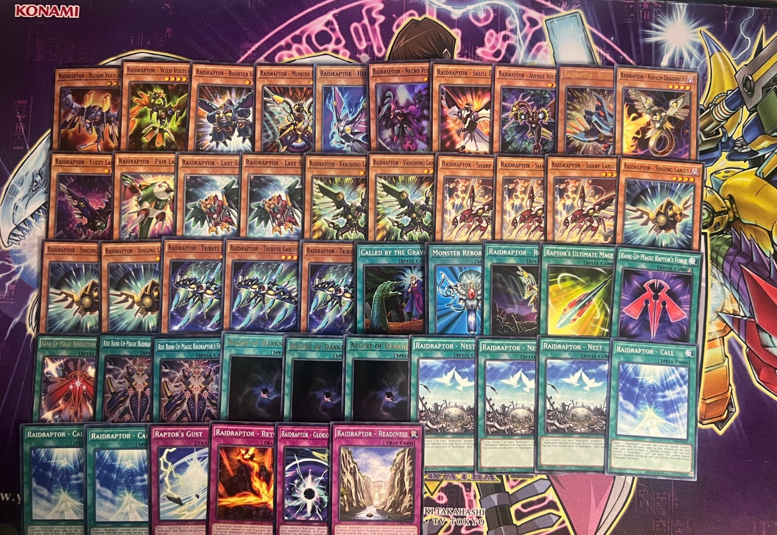 Shay Obsidian Raidraptor Force Wise Strix Allure Pain Lanius Yugioh Arc-v Deck