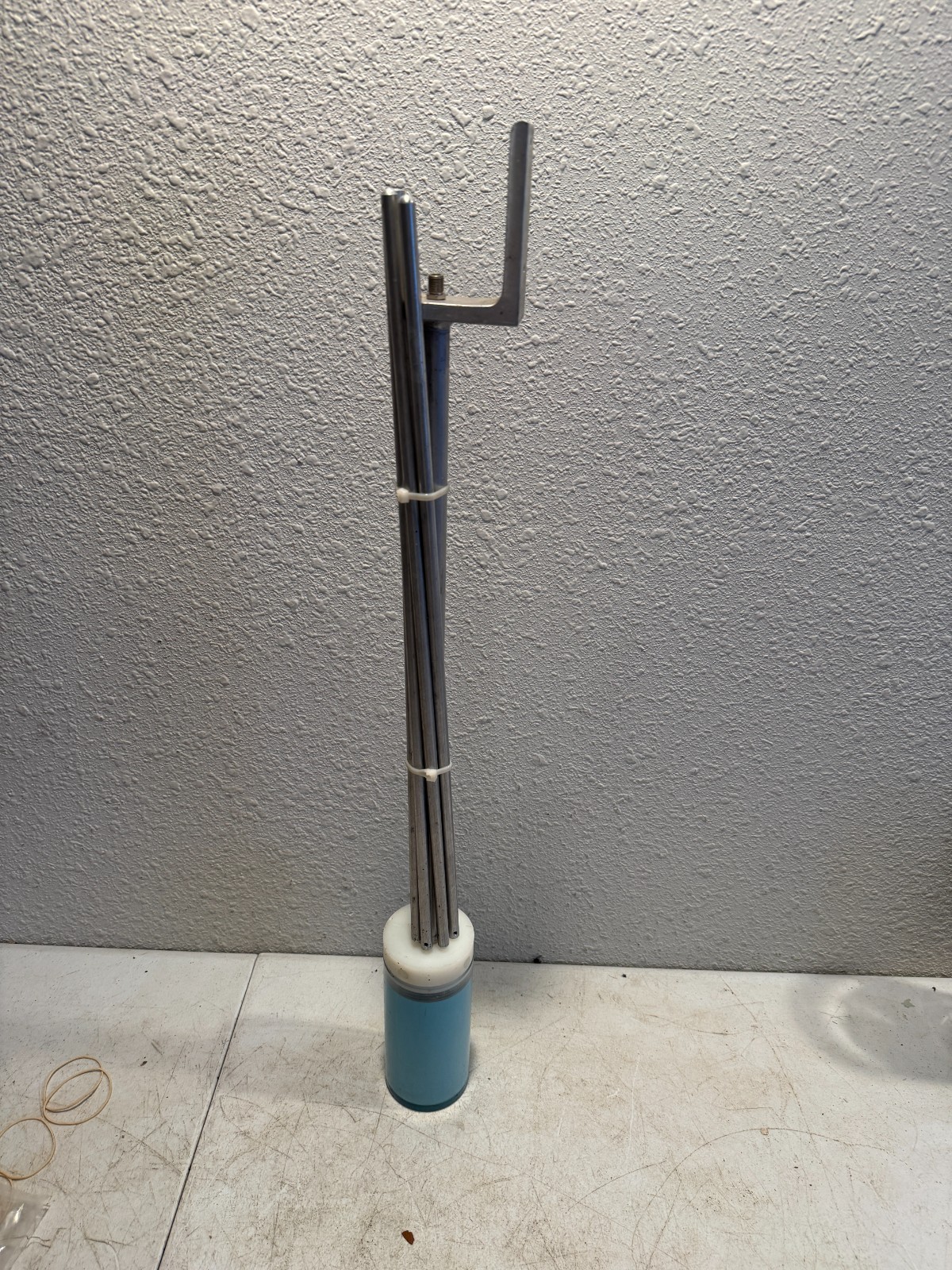 Vintage Communications Radio Antenna Multi Element Metal Rod Assembly w/ Moun