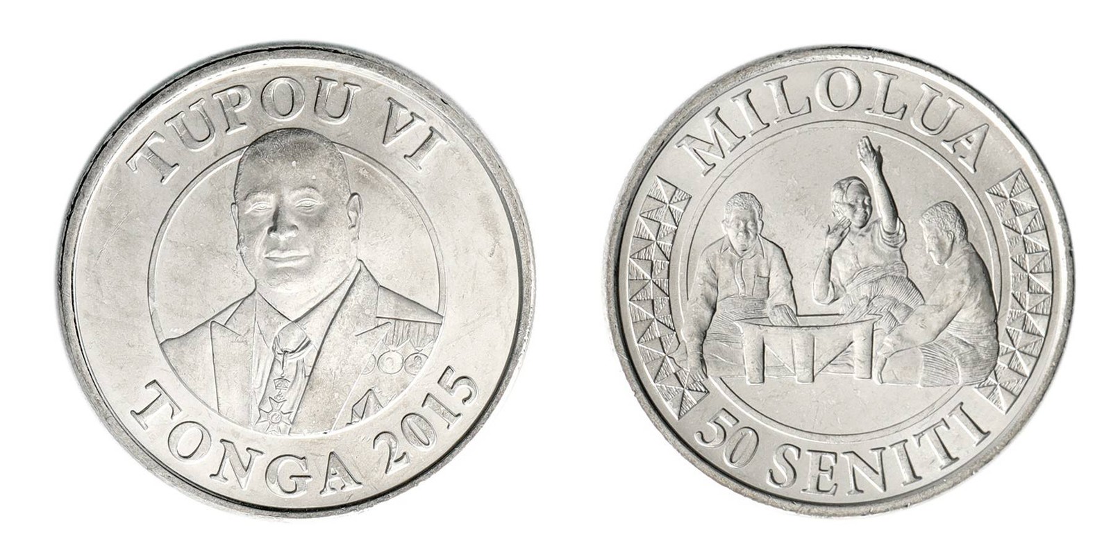 Tonga 50 Seniti, 2015-2022, KM #229, Mint