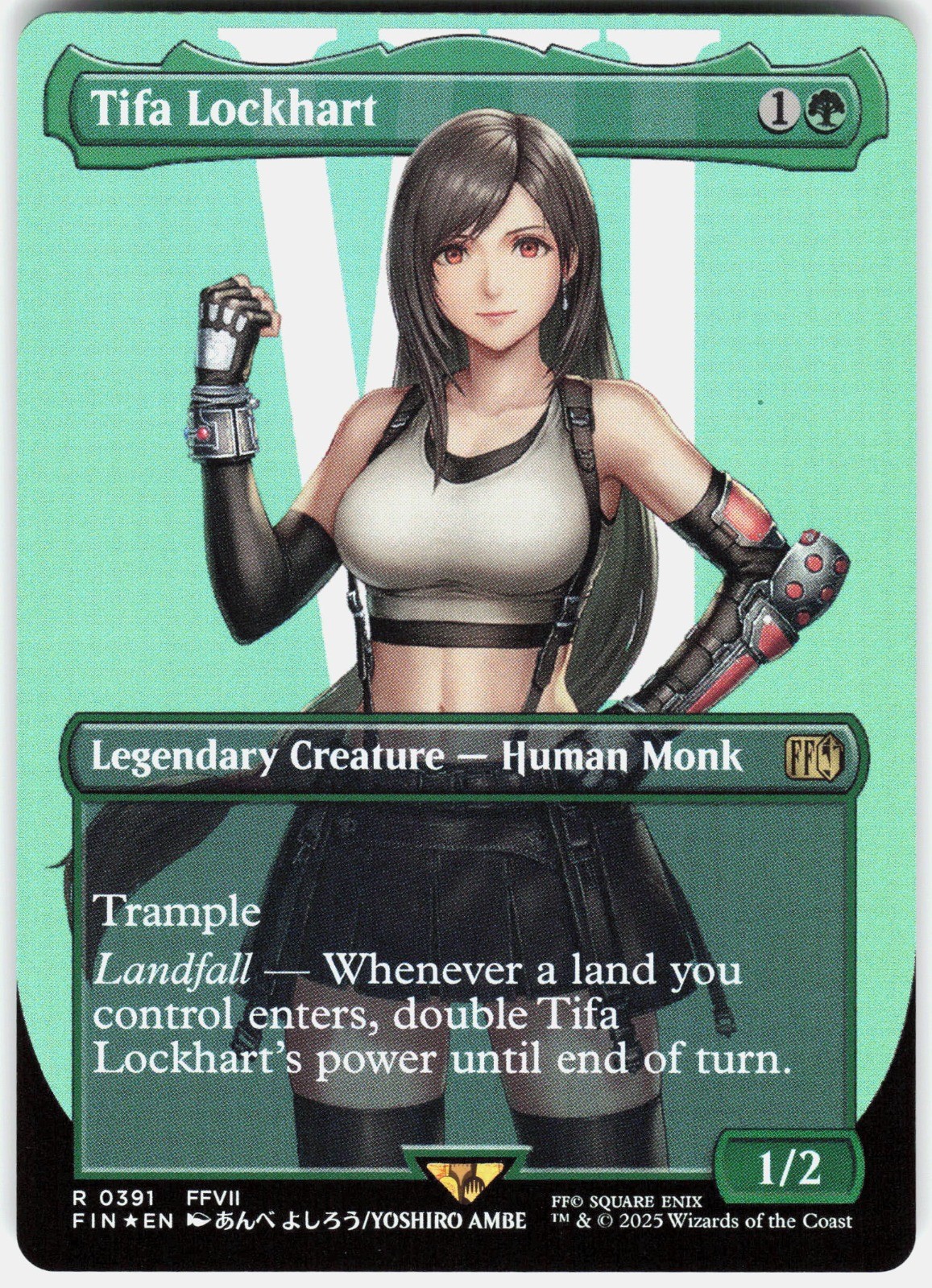 Tifa Lockhart (Borderless) Foil R FINAL FANTASY 391 NM Tifa Lockhart (Borderless) Foil R FINAL FANTASY 391 NM