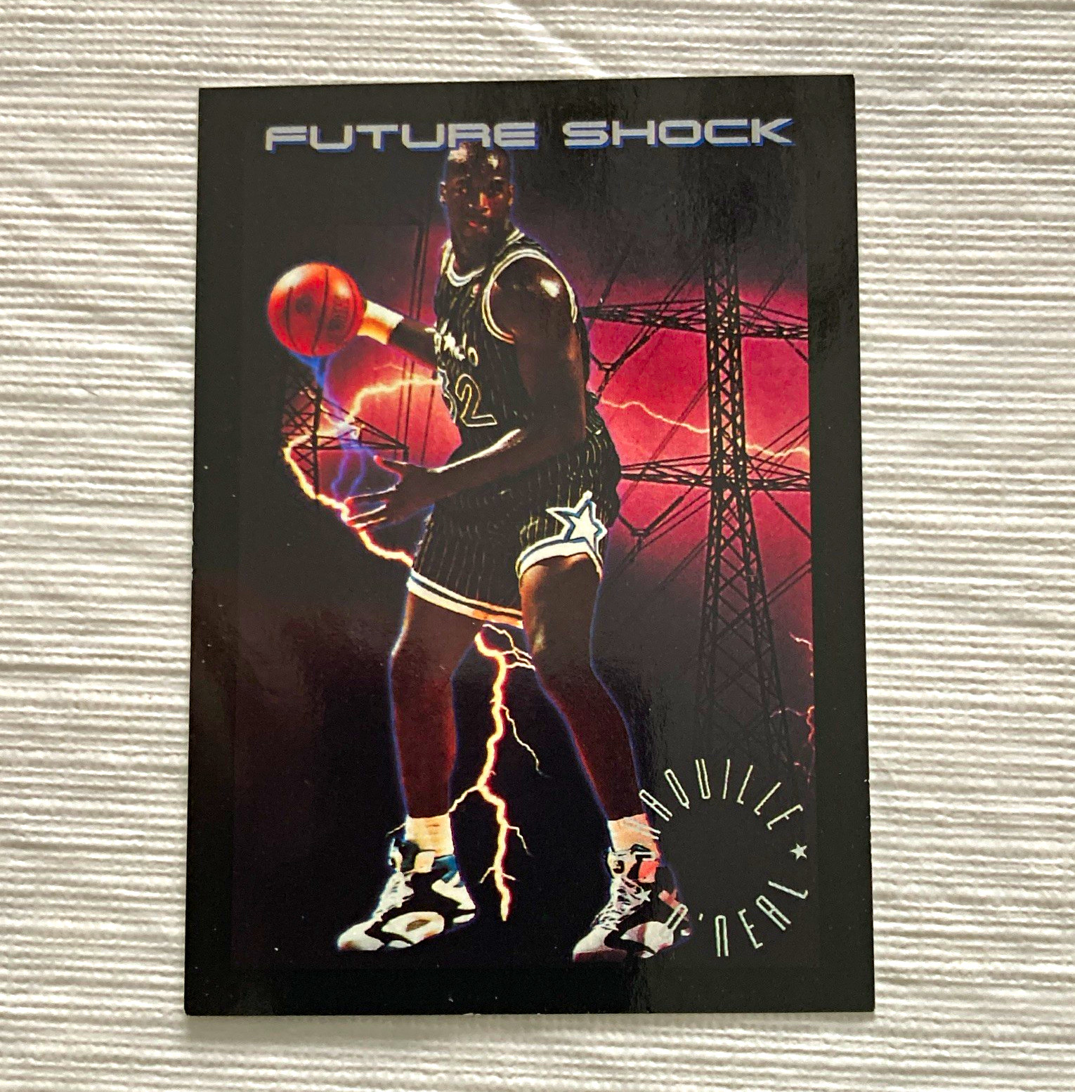SkyBox 1994 Future Shock Insert Shaquille O\'Neal #331 Orlando Magic Card SkyBox 1994 Future Shock Insert Shaquille O\'Neal #331 Orlando Magic Card