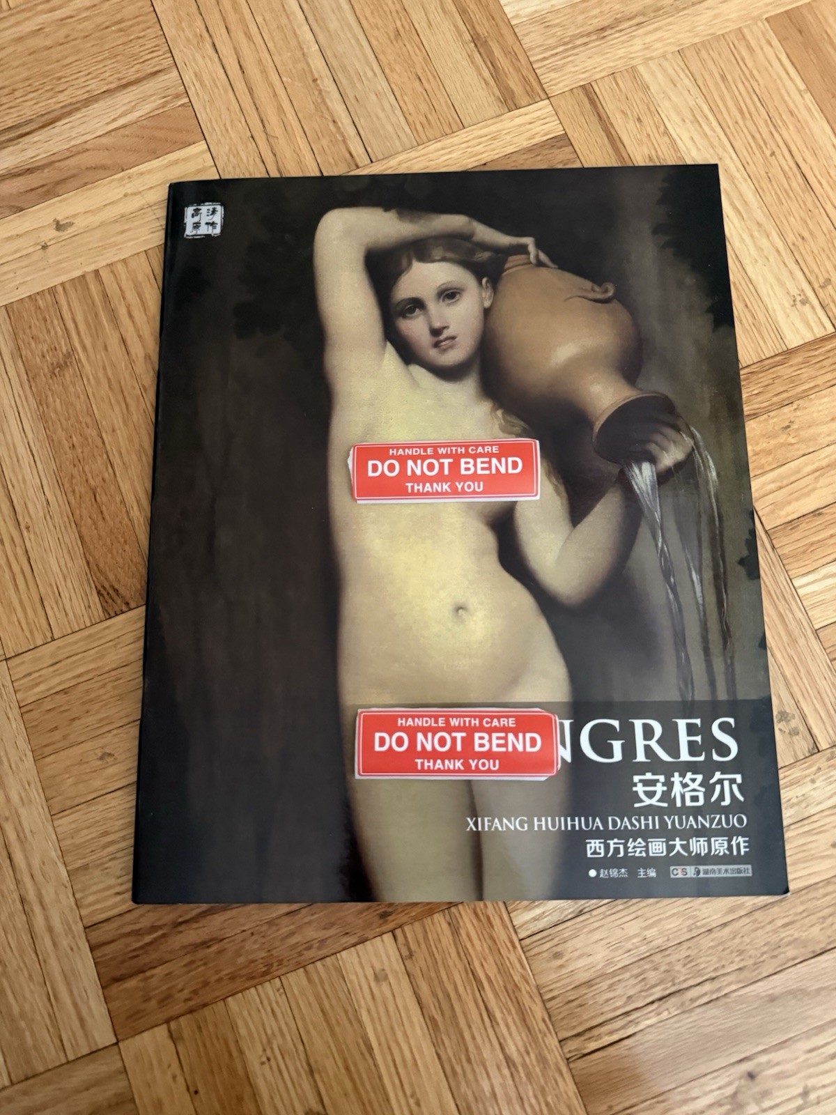 Jean Auguste Dominique Ingres Magazine Book of Paintings RARE China Import