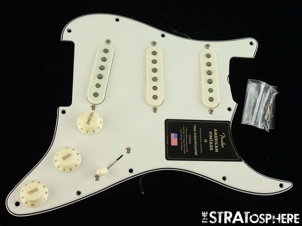 Fender AV II American Vintage 1965 Strat LOADED PICKGUARD, Stratocaster