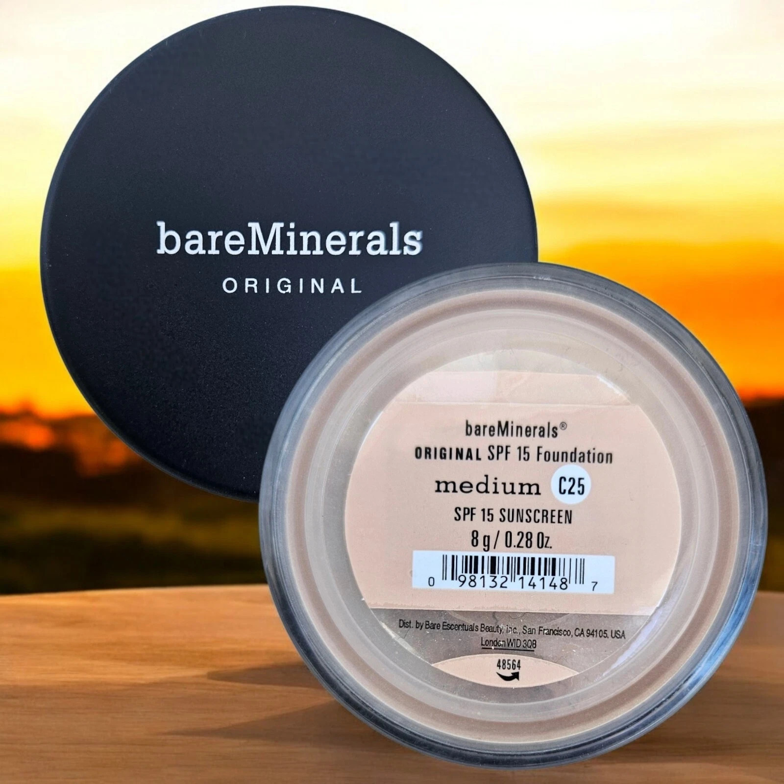 New bareMinerals Original Loose Powder Foundation SPF 15 MEDIUM C25 8g