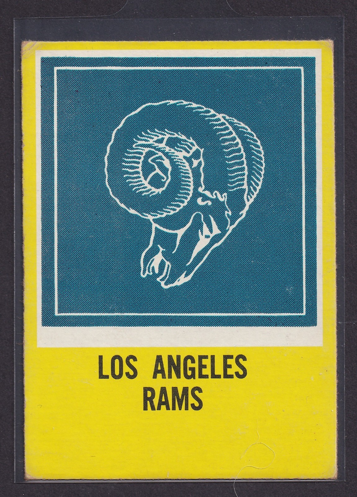 1967 Philadelphia Gum Los Angeles Rams #96