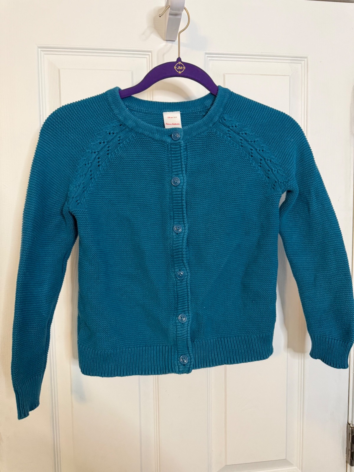 Hanna Andersson Girls Cardigan Sweater, Size 8 Hanna Andersson Girls Cardigan Sweater, Size 8
