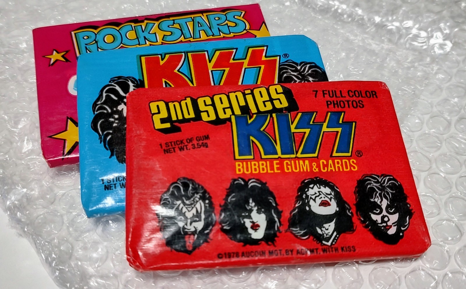 ACE FREHLEY KISS AUCOIN NOS DONRUSS SIMMONS STANLEY CRISS SEALED WAX PACKS RARE
