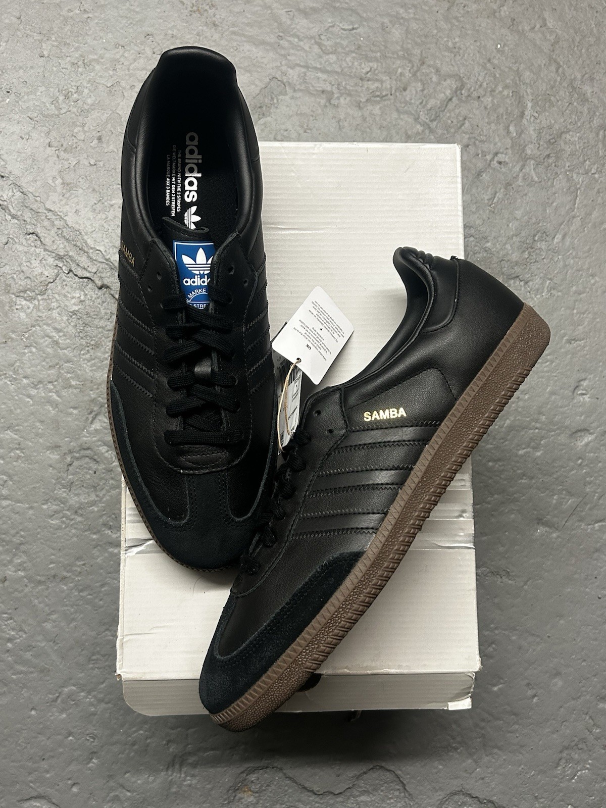 Adidas Samba OG Black Core Gum Size 12.5 Mens Brand New IE3438 Adidas Samba OG Black Core Gum Size 12.5 Mens Brand New IE3438