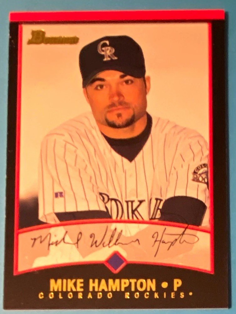 Bowman 2000 Baseball Mike Hampton #79 MLB Colorado Rockies 