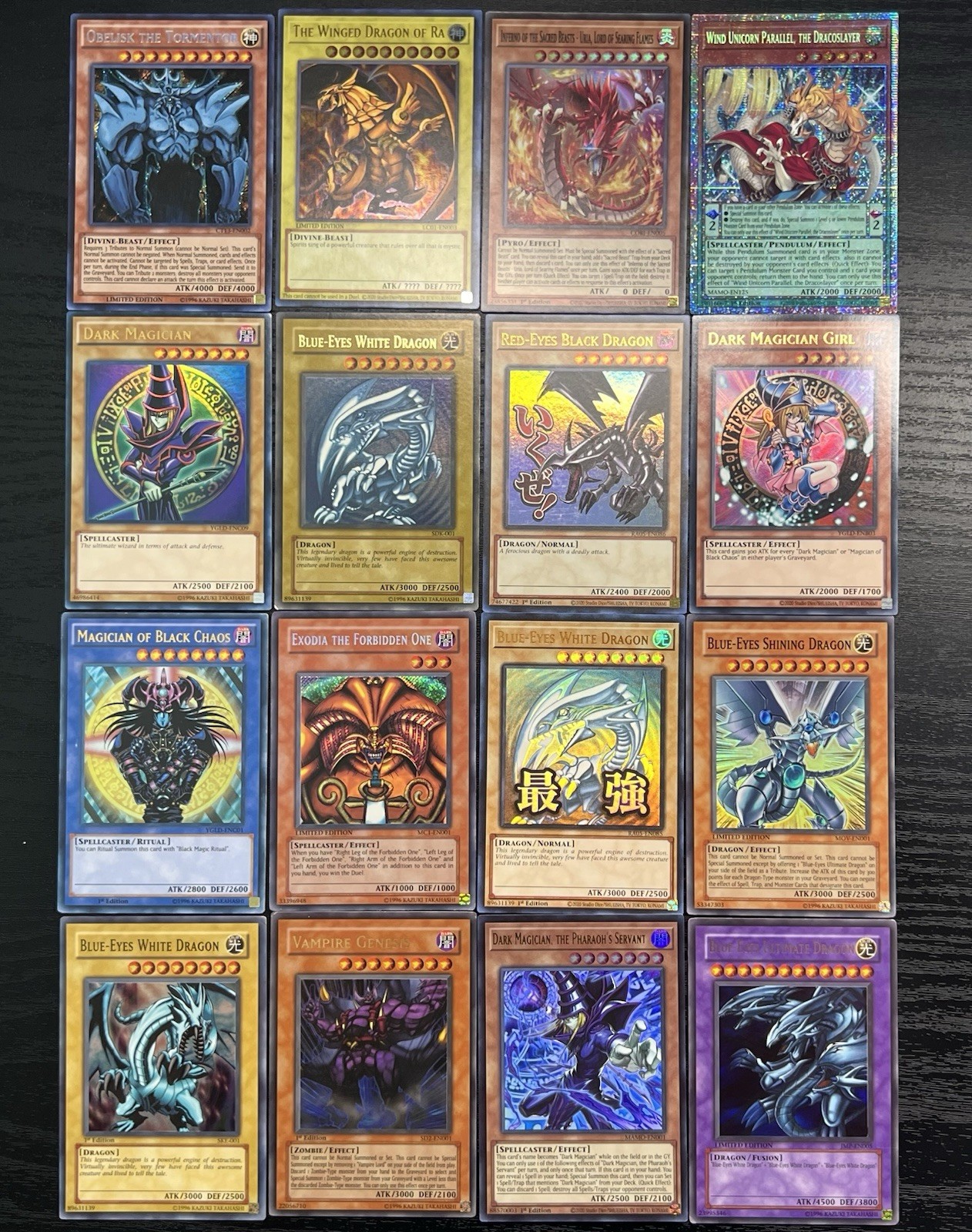 Vintage/Modern Yu-Gi-Oh Collection SDK-001 Blue-Eyes Dark Magician Exodia Gods