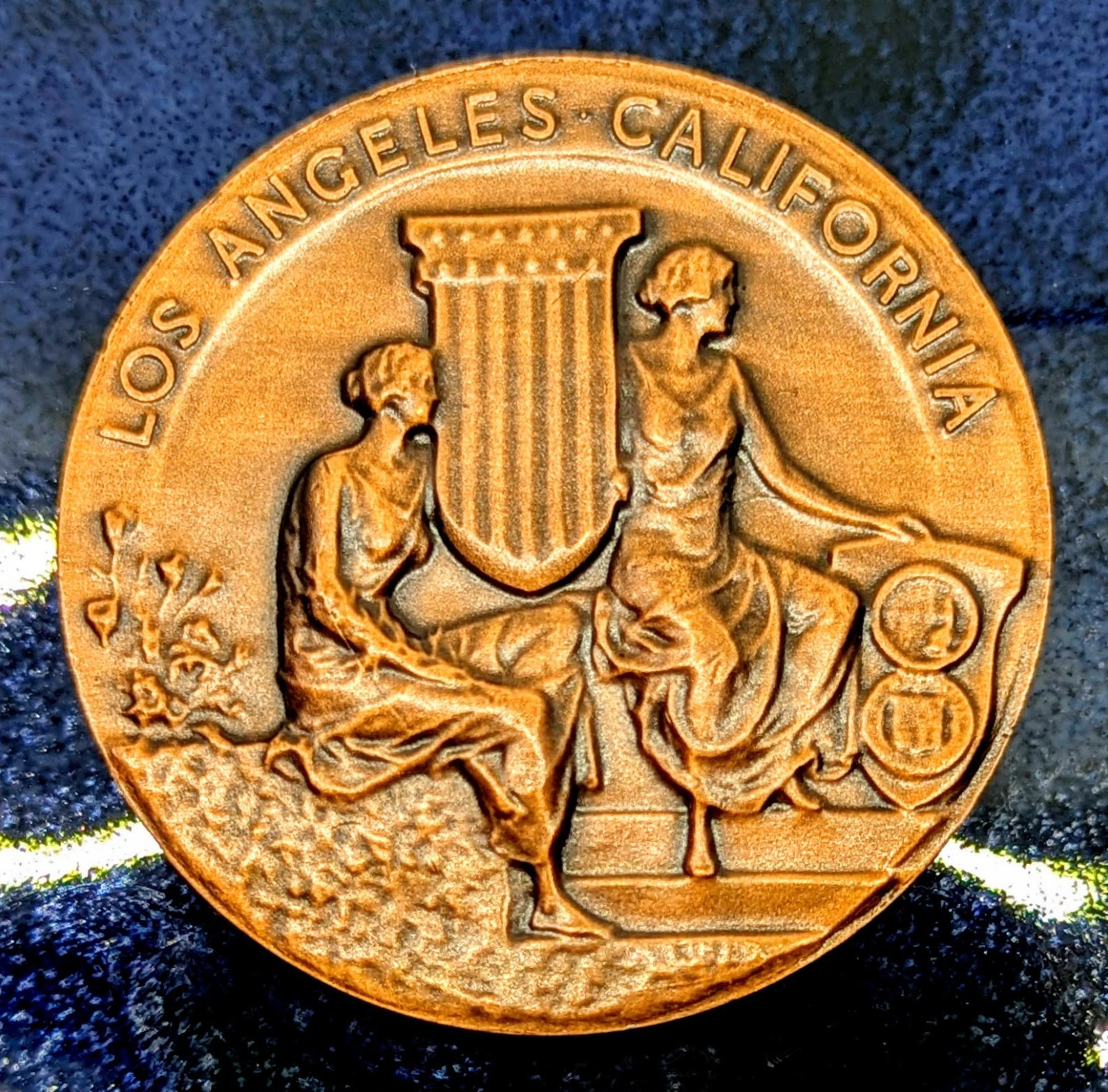 1932 LOS ANGELES Olympics JOC Commemorative Reference Bronze Medal Japan 1932 LOS ANGELES Olympics JOC Commemorative Reference Bronze Medal Japan