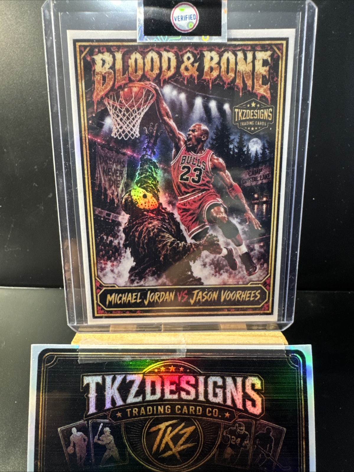 2026 Tkzdesigns Blood & Bone Michael Jordan VS Jason Voorhees BB1 /50