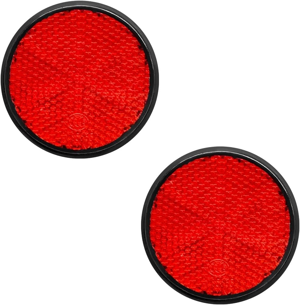 Red), Universal Motorcycle Accessories (Round, Motorcycle Rear Safety Reflector Red), Universal Motorcycle Accessories (Round, Motorcycle Rear Safety Reflector