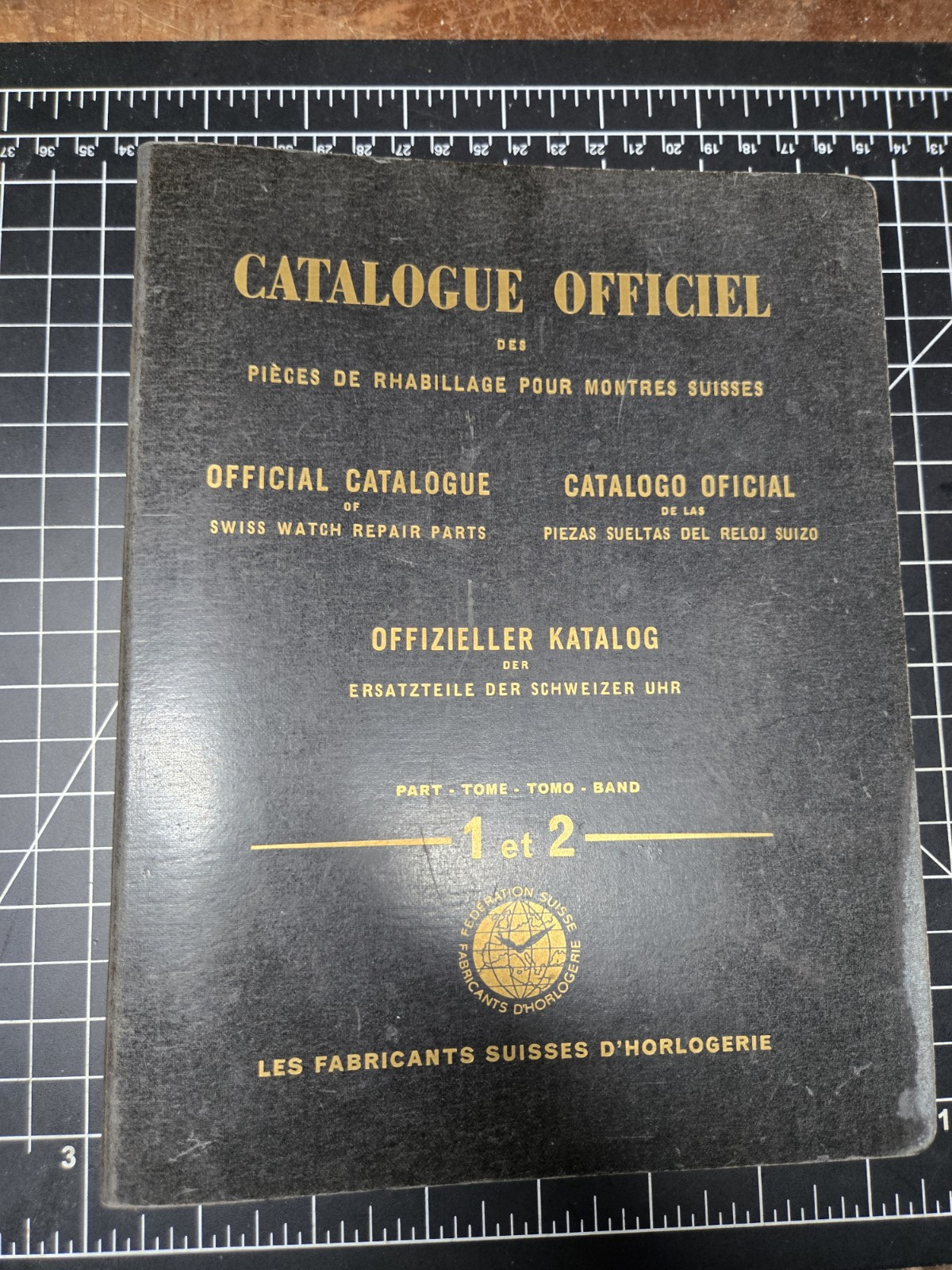Official Catalogue Swiss Watch Spare Parts 1955 - Part 1 & 2 Included. Very Rare Official Catalogue Swiss Watch Spare Parts 1955 - Part 1 & 2 Included. Very Rare
