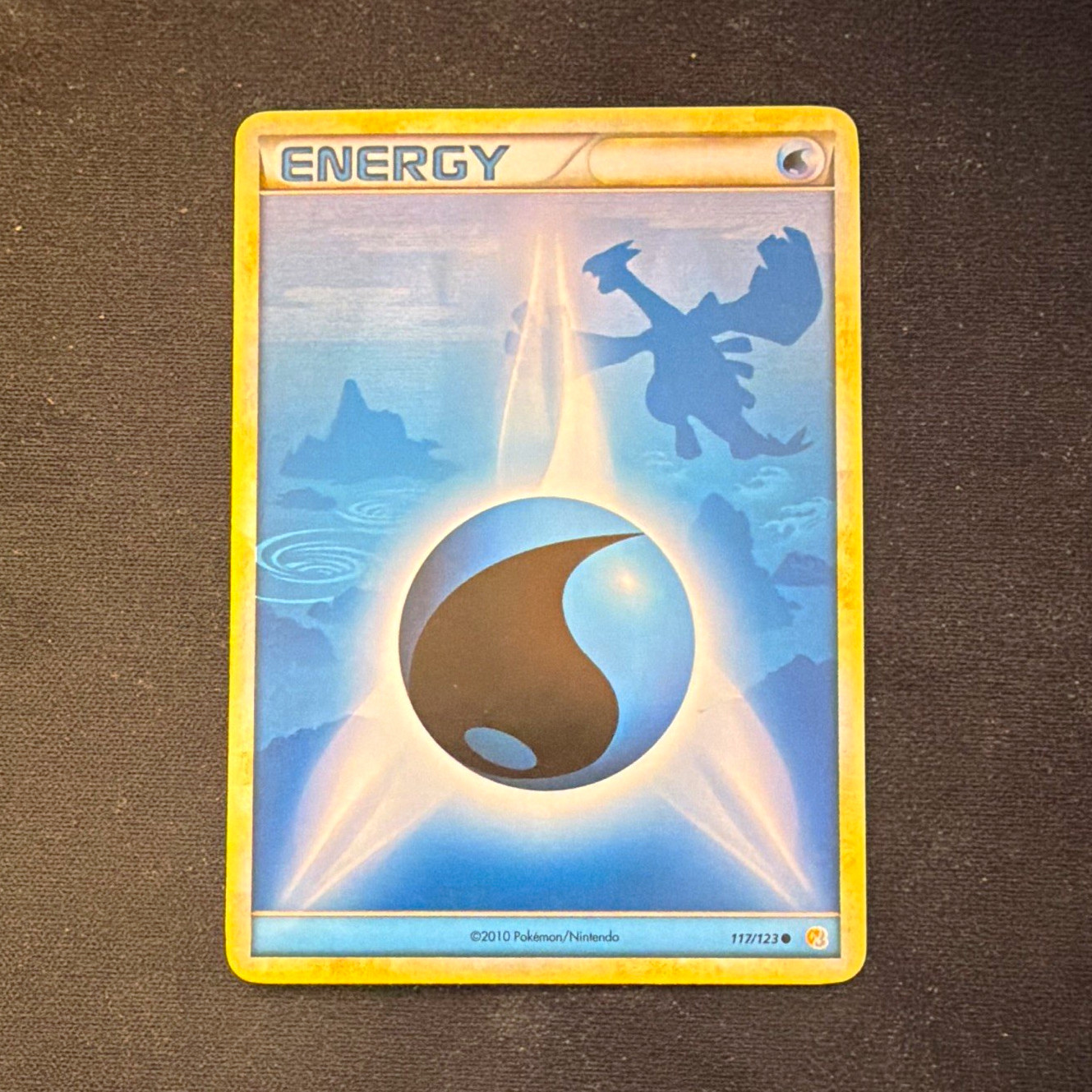 Pokemon TCG Water Energy 117/123 HeartGold & SoulSilver 2010 Regular Unlimited