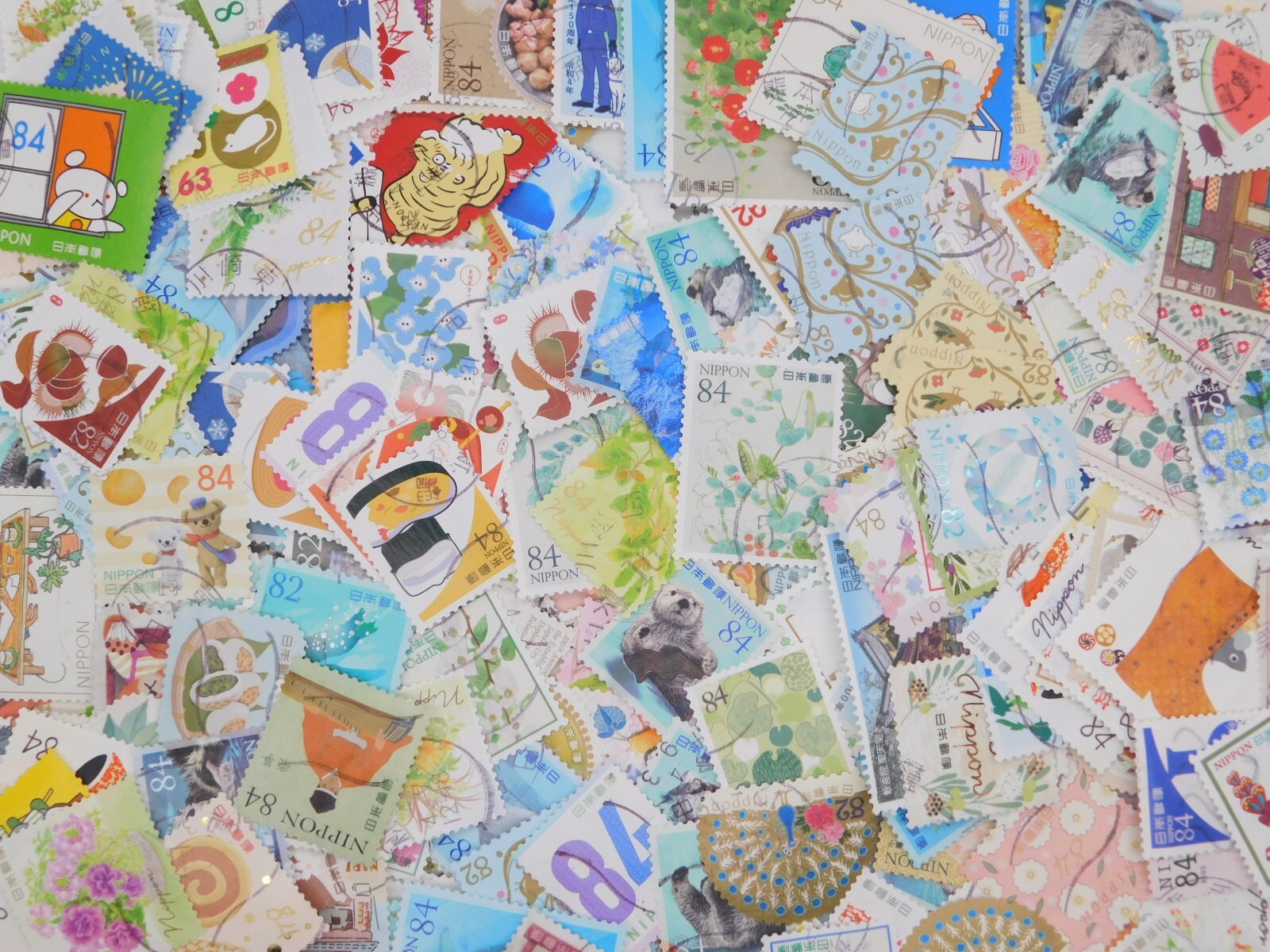 STAMP JAPAN 2025-14 latest 1000pcs lot off paper philatelic kiloware SALE