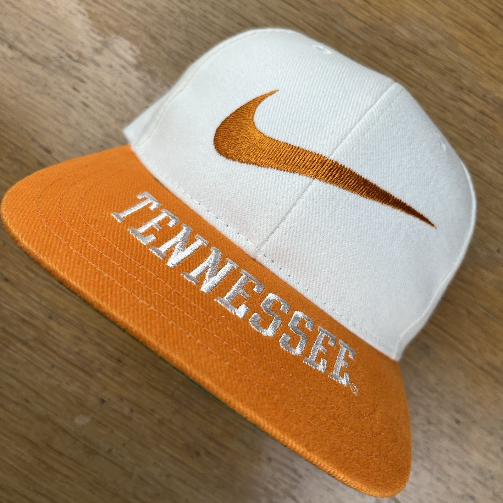 RARE Vtg Tennessee Volunteers Nike Hat Big Swoosh Snap Snapback 90s Grail