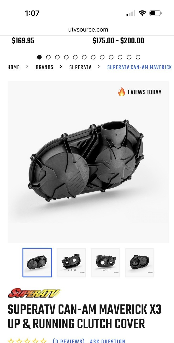Sautvs Outer Clutch Cover Variator For Can Am Maverick X3 Sautvs Outer Clutch Cover Variator For Can Am Maverick X3